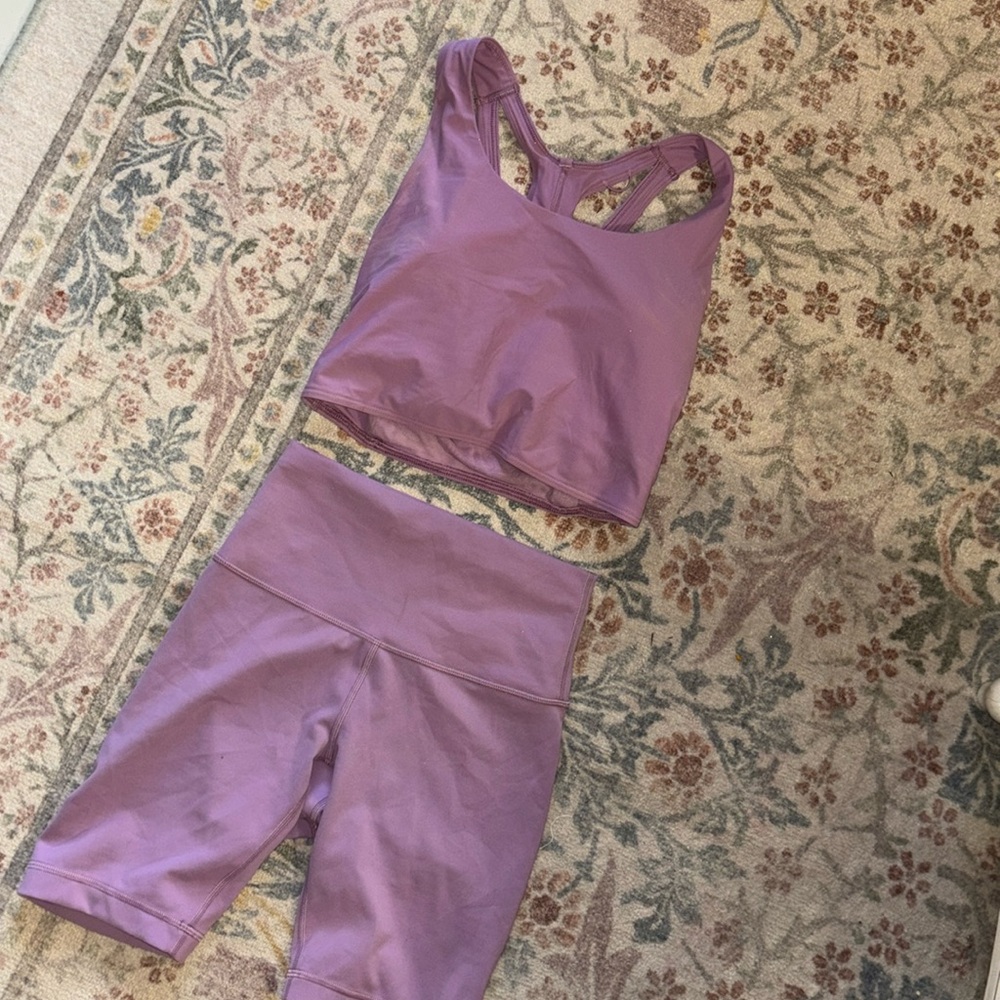 Lululemon pink set